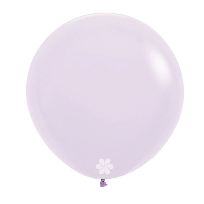 Globo Redondo pastel mate lila