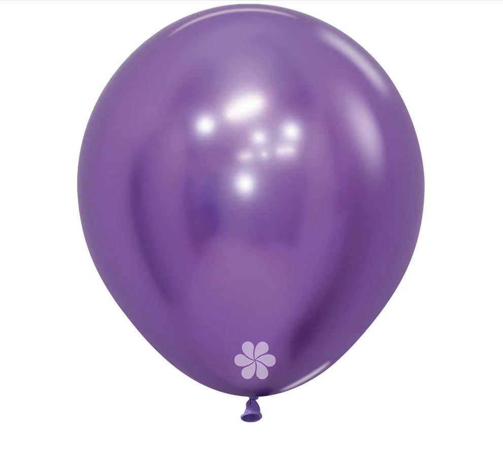 Globo redondo reflex violeta