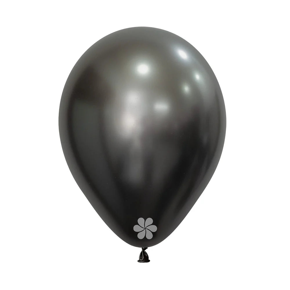 Globo Redondo silk gris medianoche