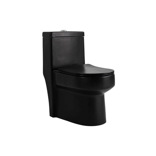 Sanitario One Piece Aruba Mate Negro