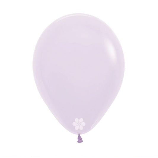 Globo Redondo pastel mate lila