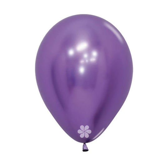 Globo redondo reflex violeta